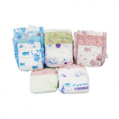 new fashion baby diaper high breathable bottom film/baby diaper 28 gram 700 ml absorbent 24 pieces pack nappy/baby diaper